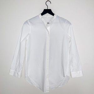 100% Cotton White Button Down Tunic